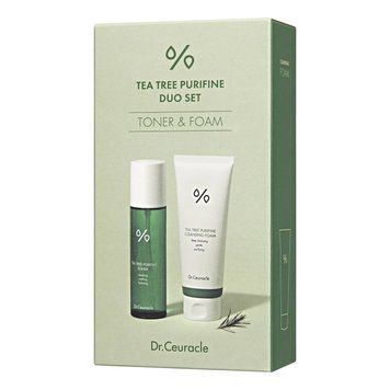 Набір засобів з чайним деревом (тонер + пінка для вмивання) Dr.Ceuracle Tea Tree Purifine Duo Set KR-dr-15744 фото